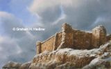 Snowfall, Carreg Cennen Castle 